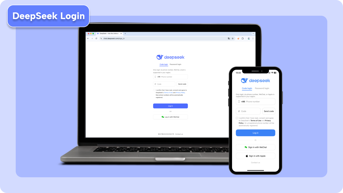 login deepseek