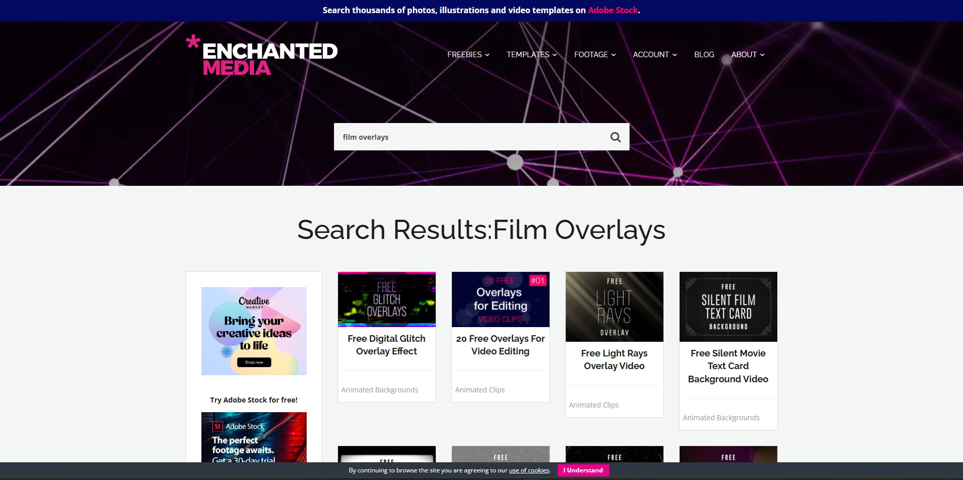 增強媒體介面-尋找免費膠片覆蓋層的多功能場所