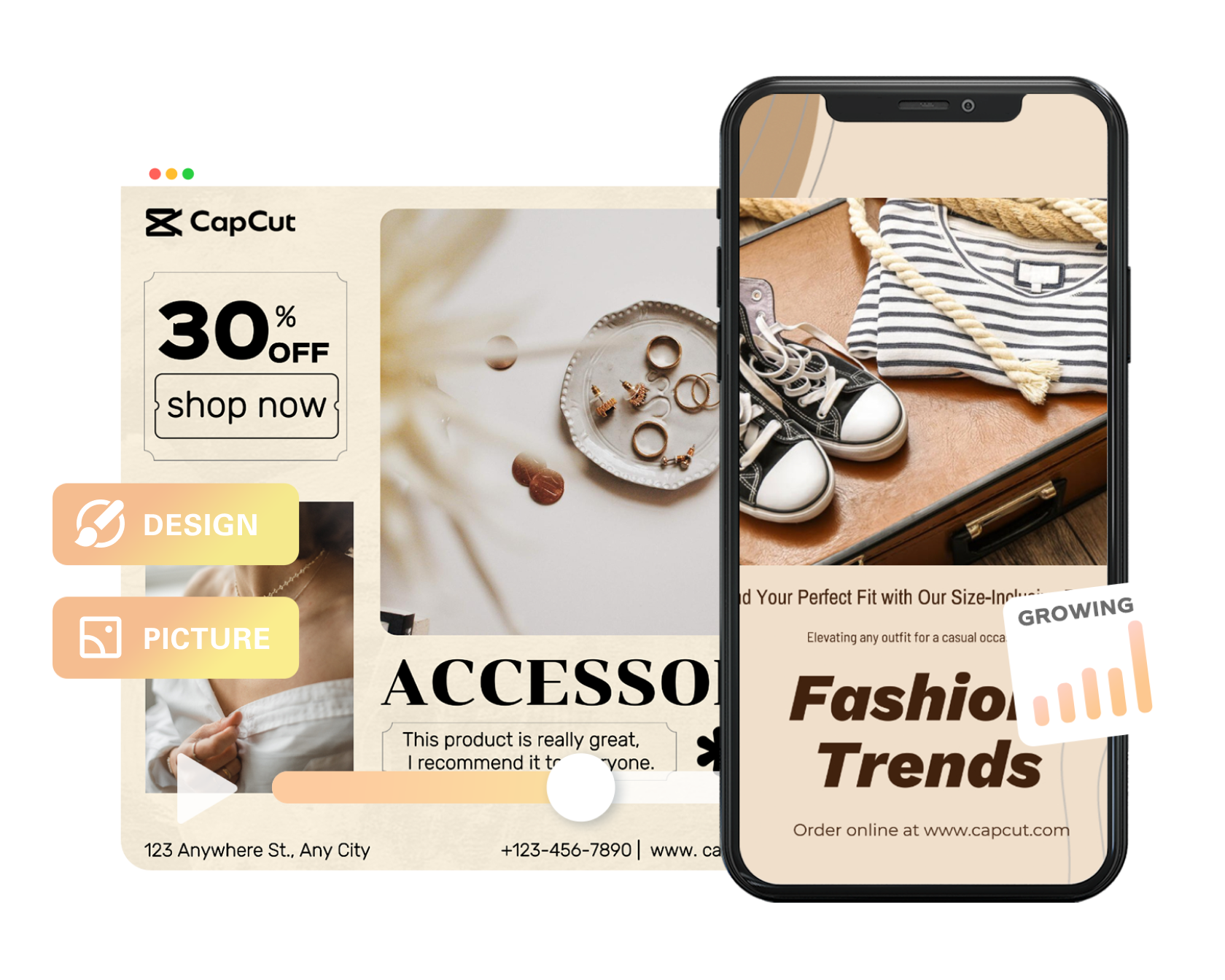 Creador y creador de fotos de portada de Etsy