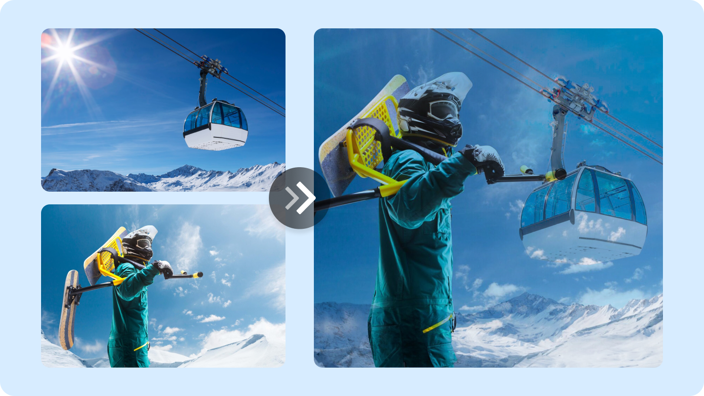 เพิ่มสองรูปเข้าด้วยกัน