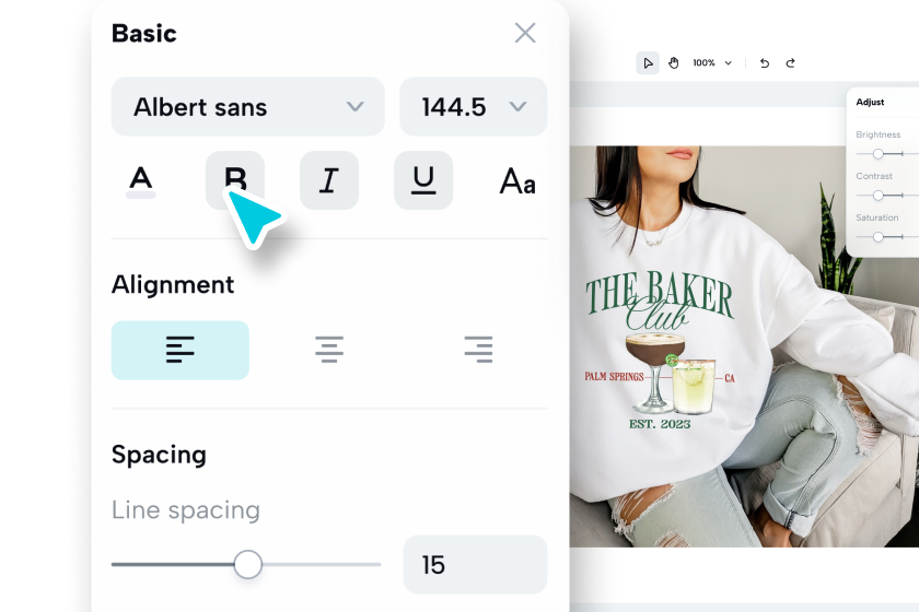 Personalize the details