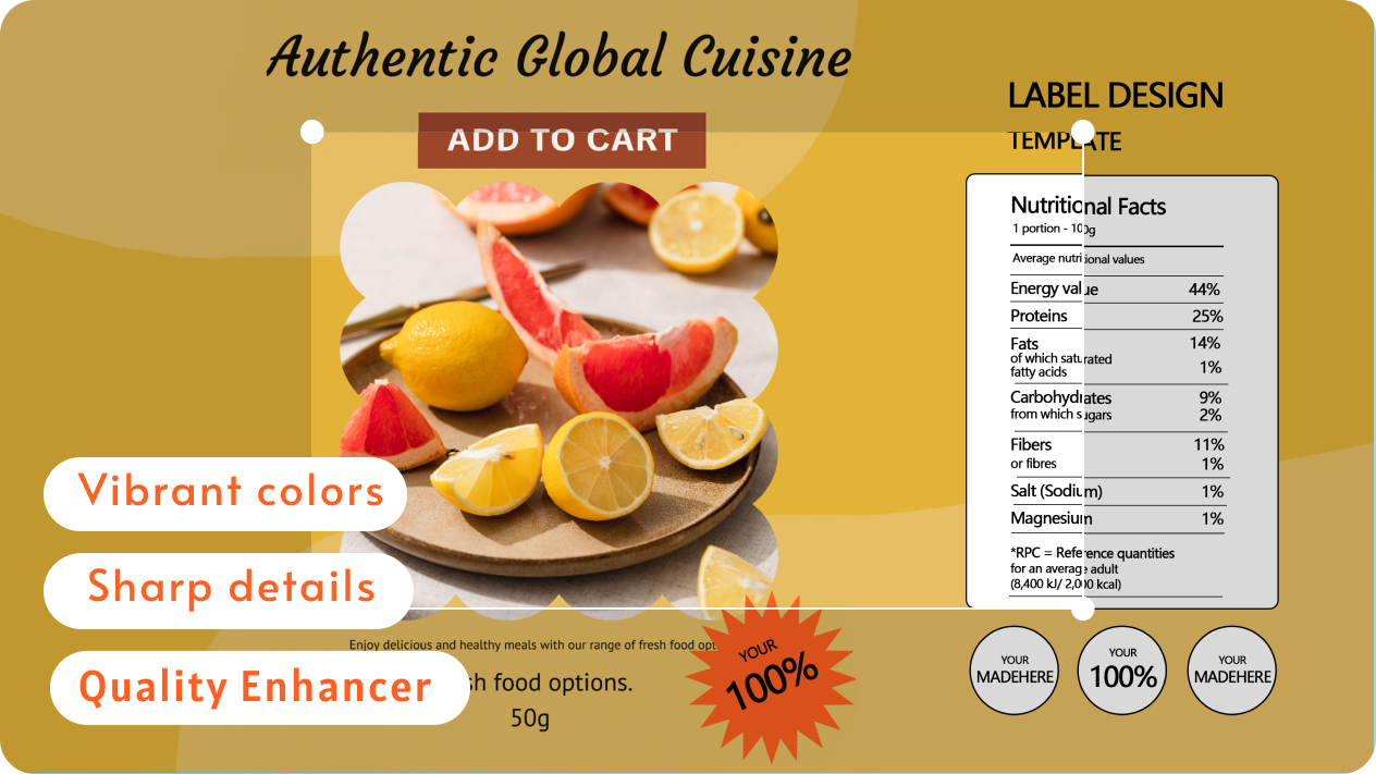 High-quality resolution outputs