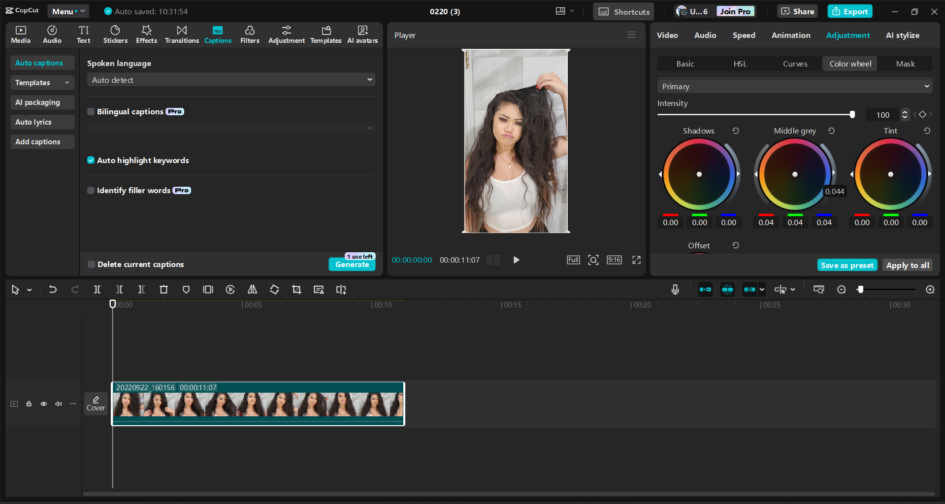 Interface of the CapCut desktop video editor - a user friendly way to edit your TikTok videos