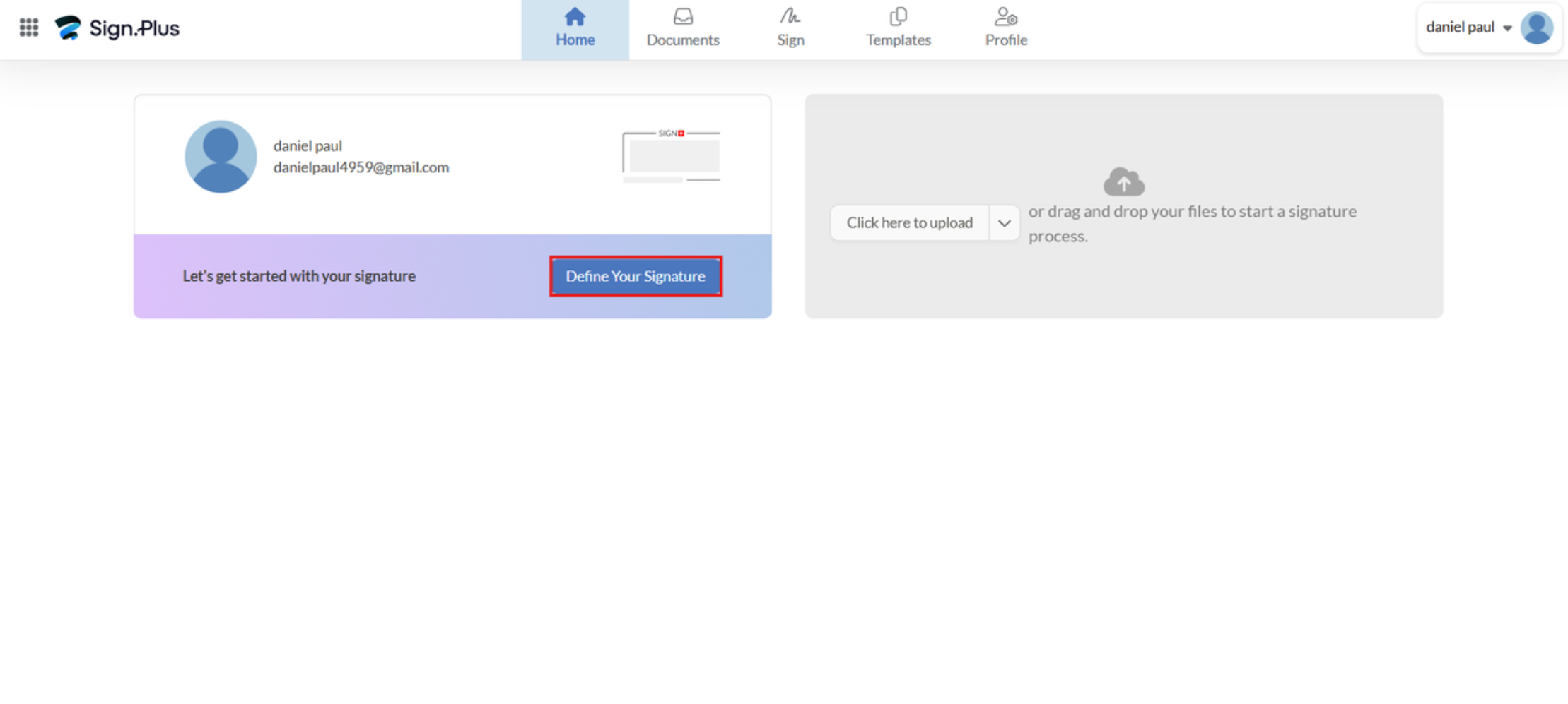 สร้างลายเซ็นใหม่