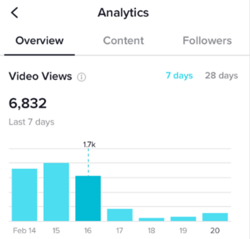 What are the total TikTok views