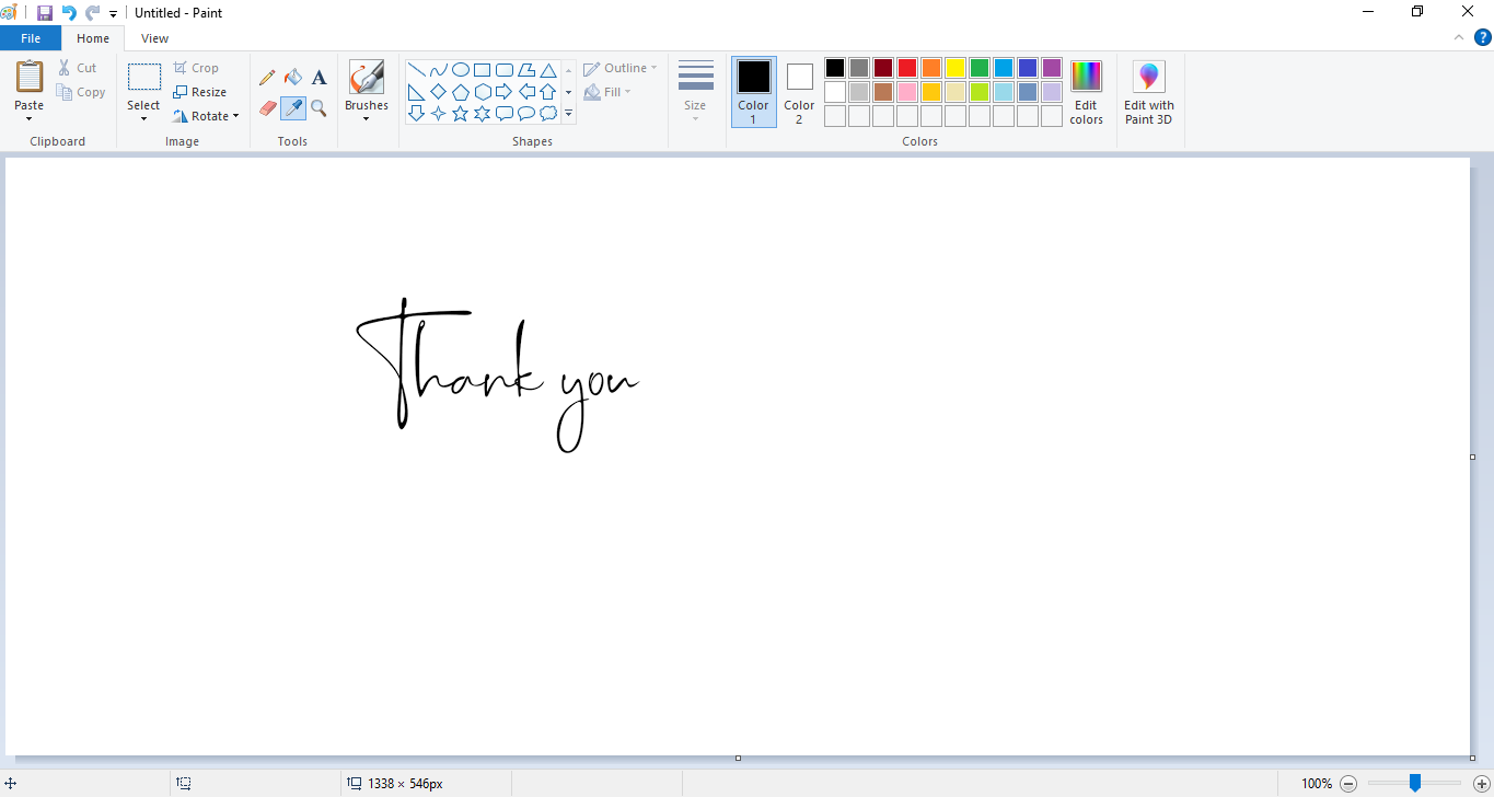 Screen recording handwriting process