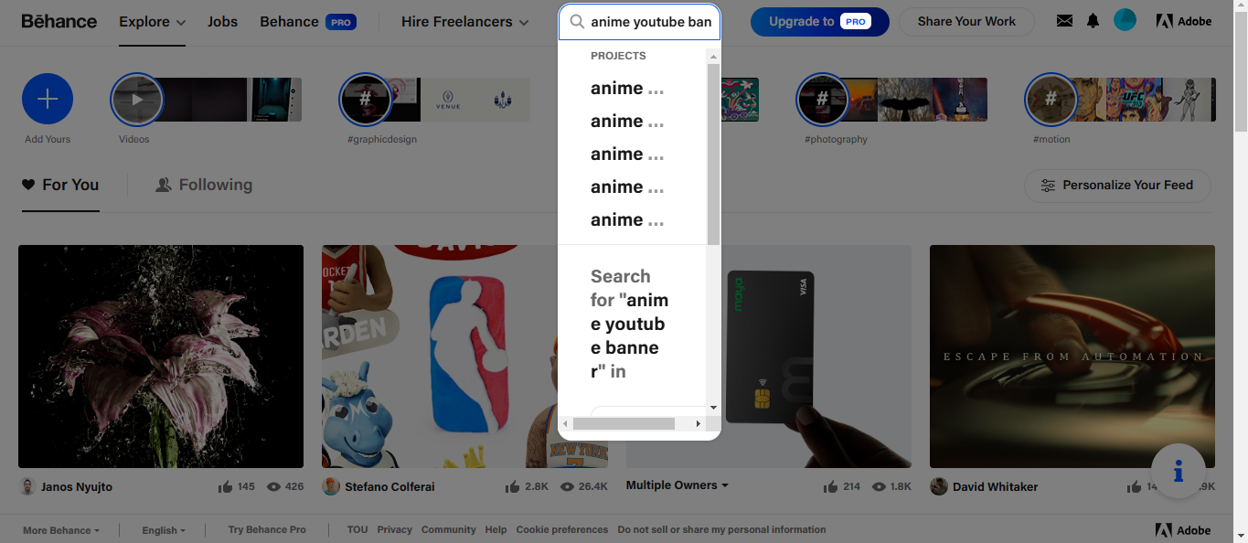 ค้นหาการออกแบบของคุณ