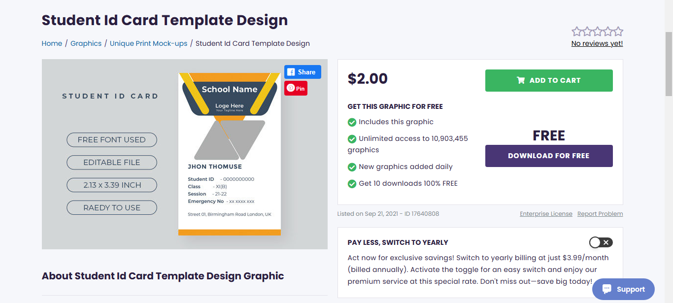Online student id creator