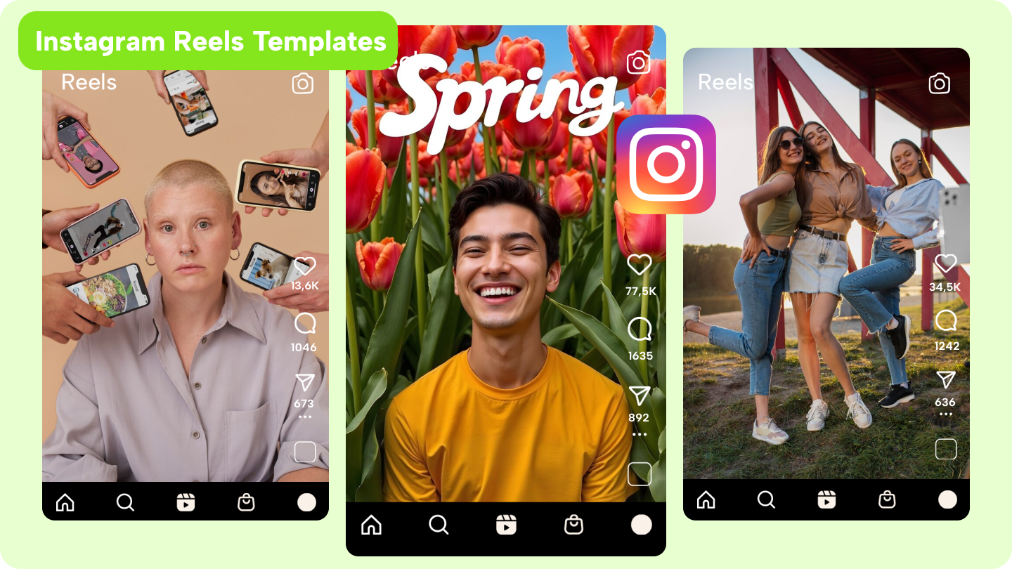 instagram reel template