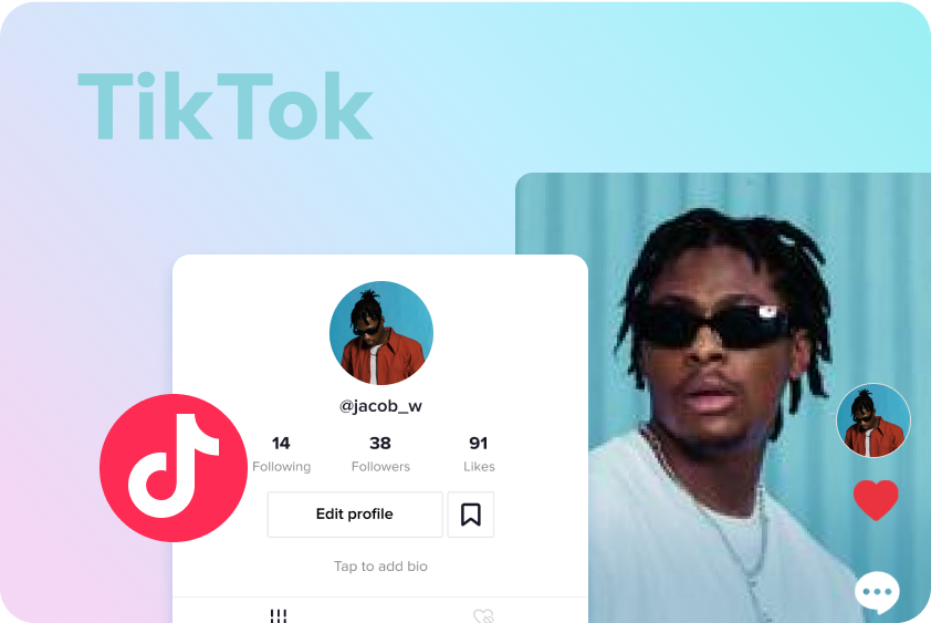 Онлайн-редактор видео для роликов TikTok.