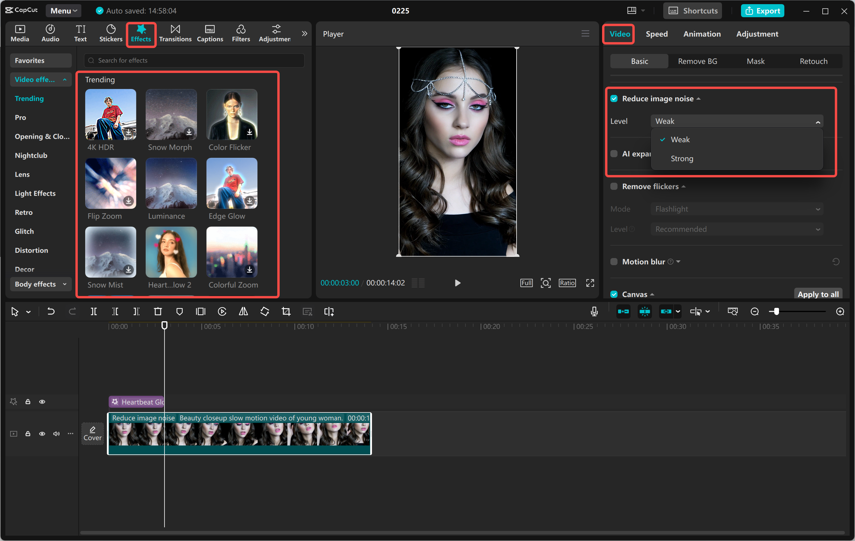 ปรับปรุงรีล Instagram โดยใช้เครื่องมือต่าง ๆ ในตัวแก้ไขวิดีโอเดสก์ท็อปCapCut