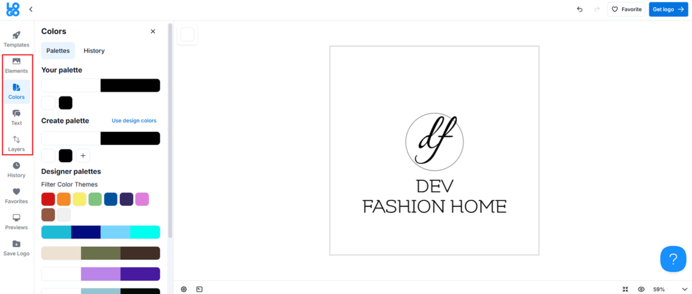 badge logotyp design gratis