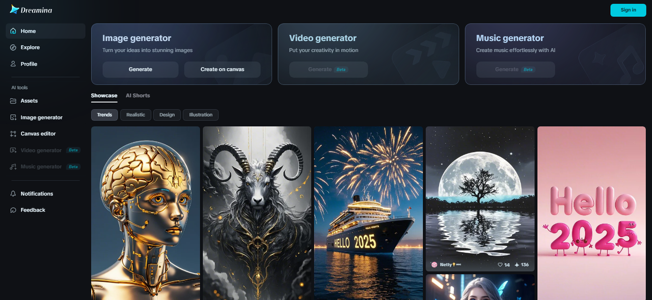 เพิ่ม 2 ภาพพร้อมกับ Dreamina