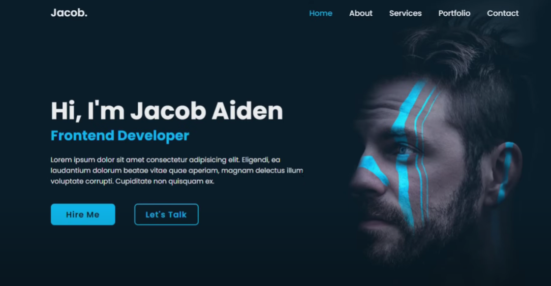 Developer or technical portfolio