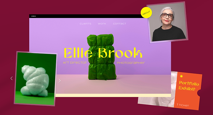 Interactive and visual portfolio