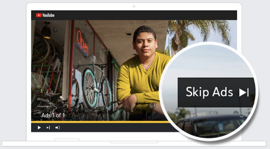 Tipi di annunci YouTube-Skippable ads