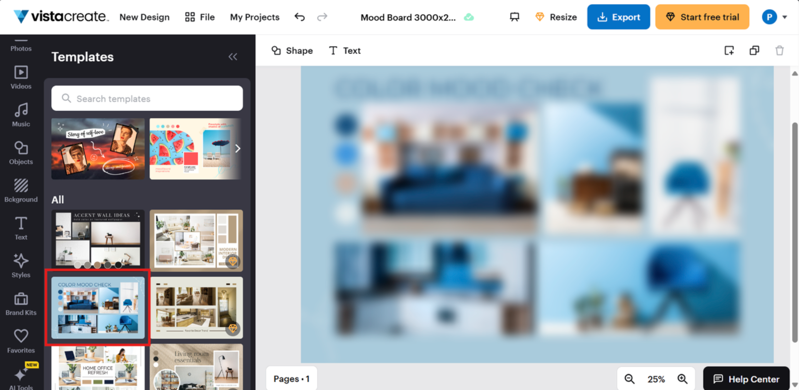 Cómo crear un moodboard