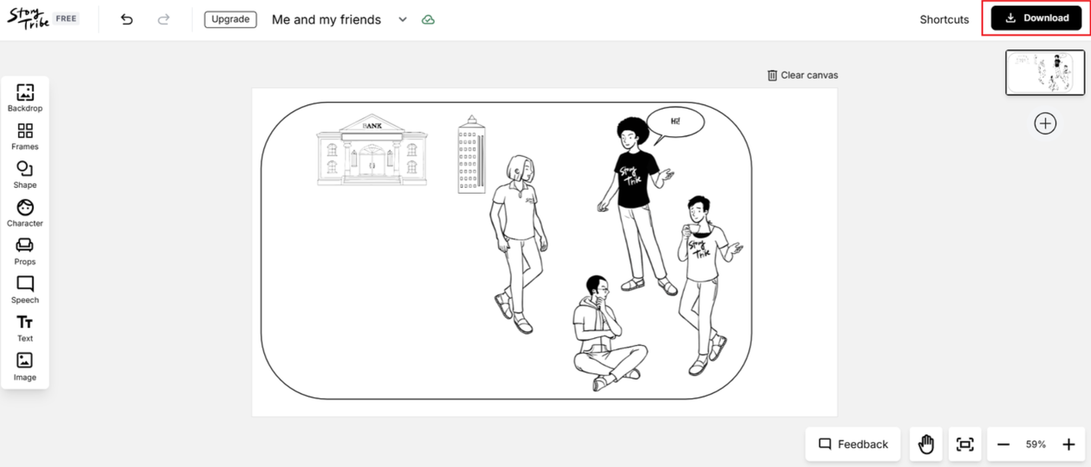 Créer un storyboard en ligne gratuit