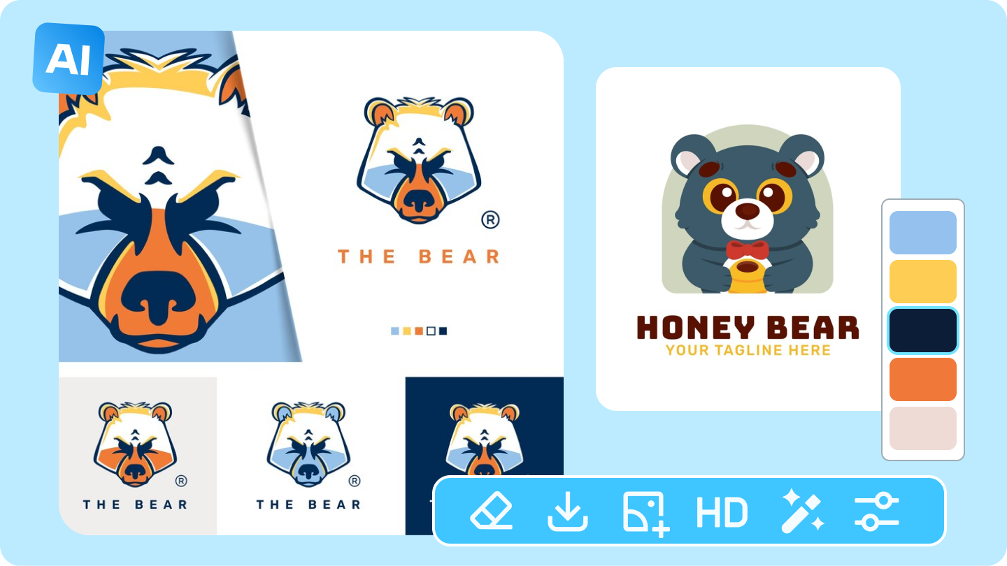 Logo del tasso del miele