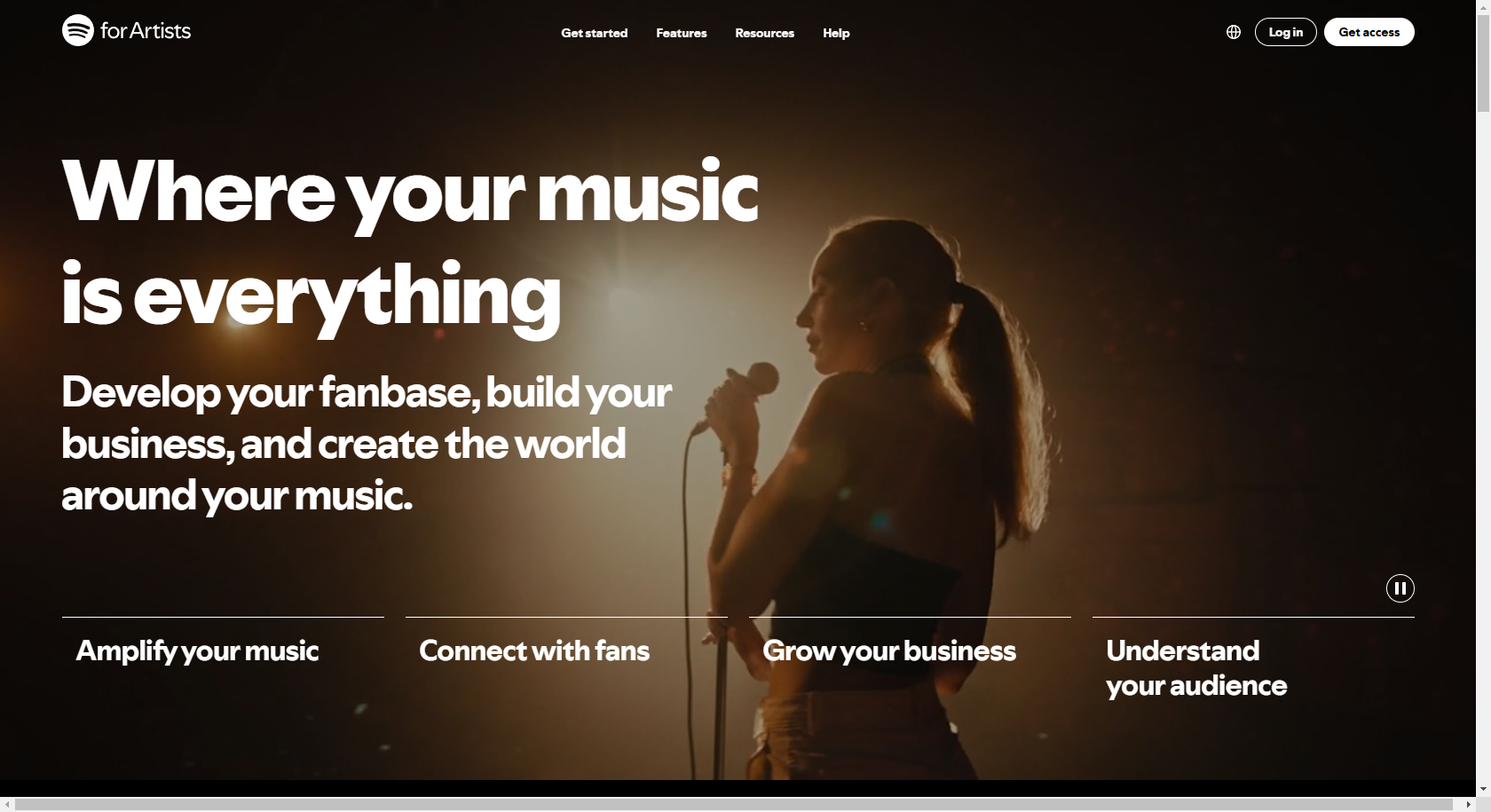 Spotify for Artists interface