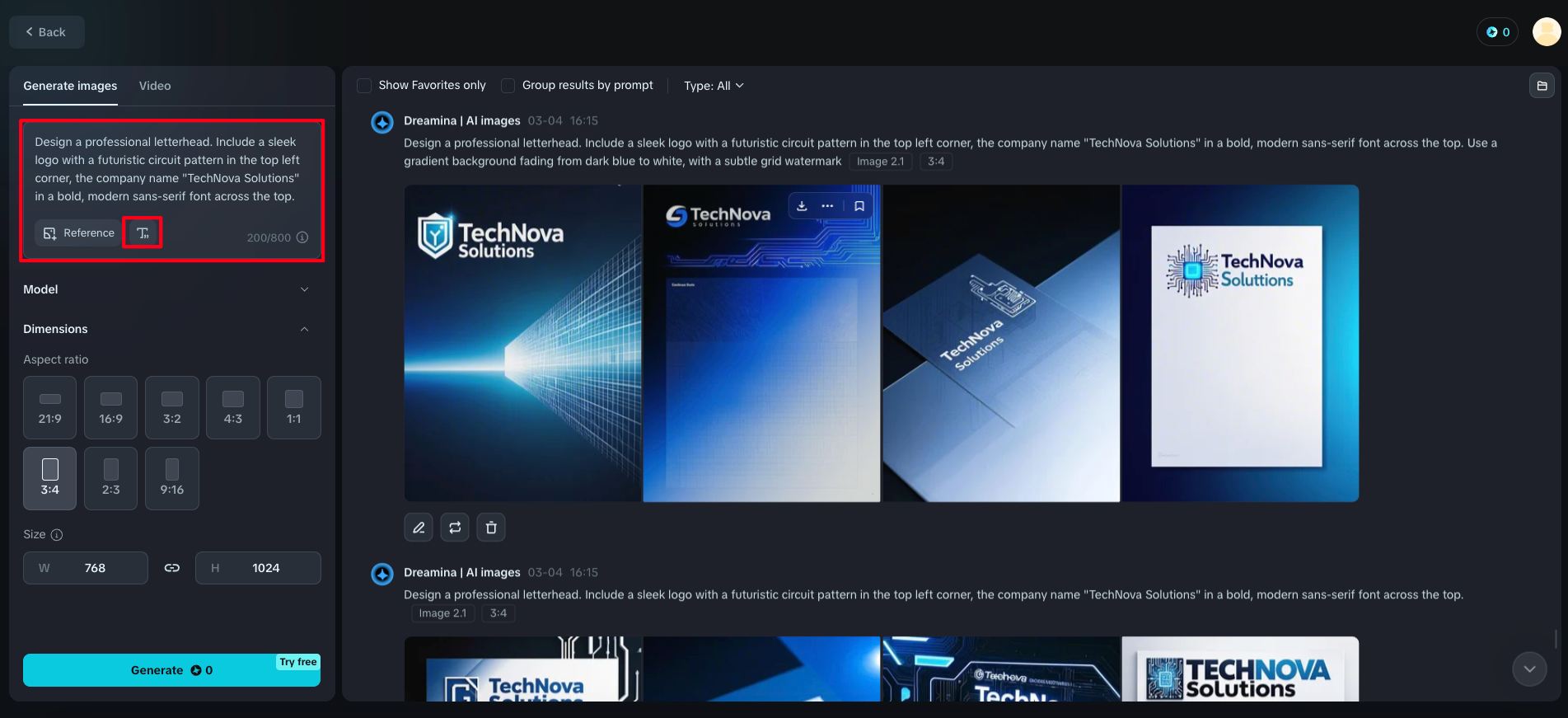 letter head examples