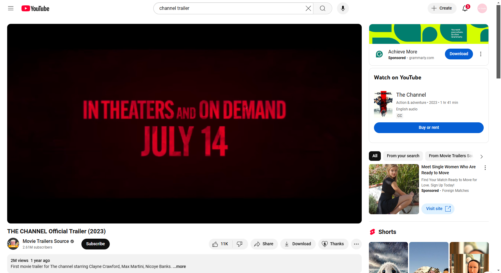 Zrób zwiastun kanału