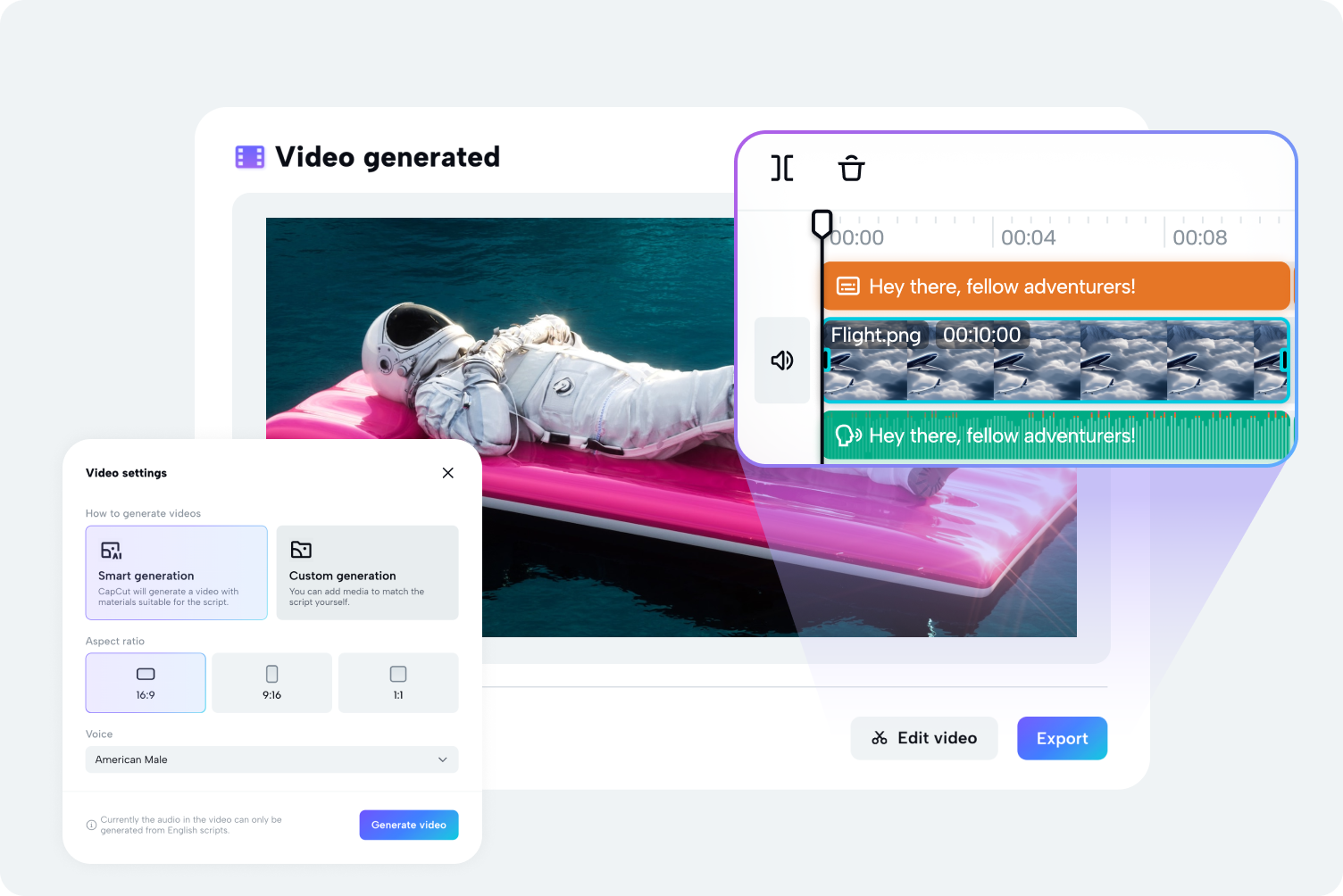 Tạo video từ kịch bản AI