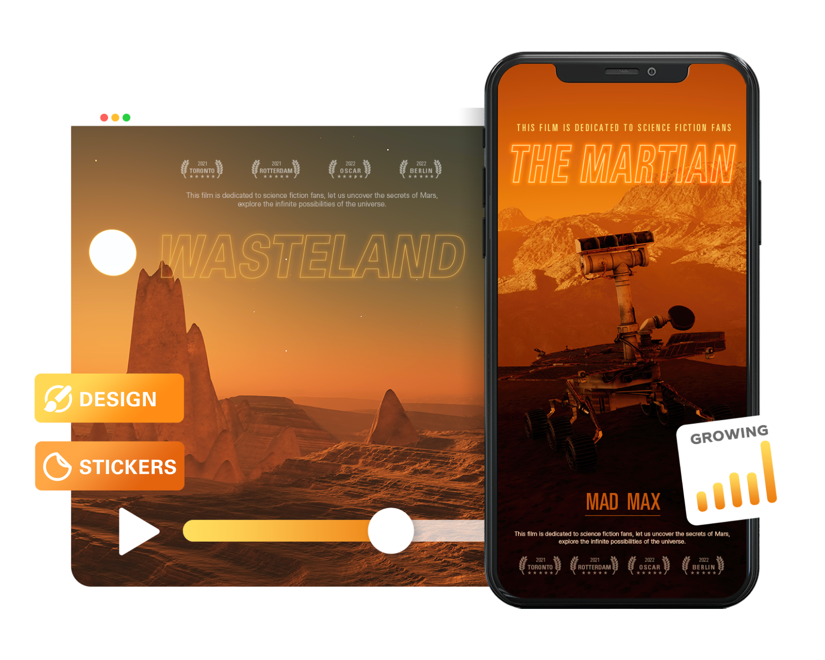 Створюйте приголомшливі плакати з фільмами та фільмами в Інтернеті