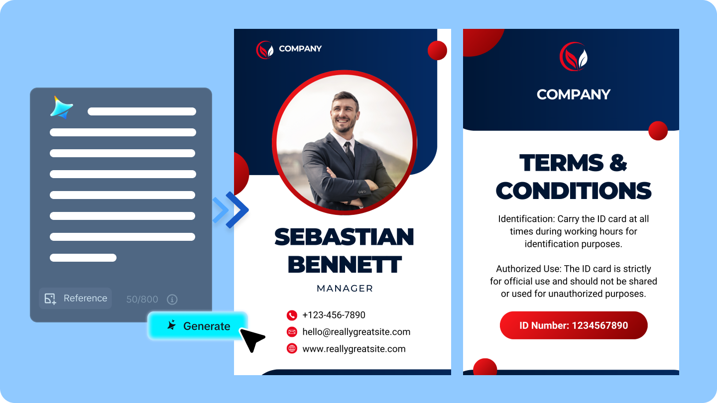 employee id card design
