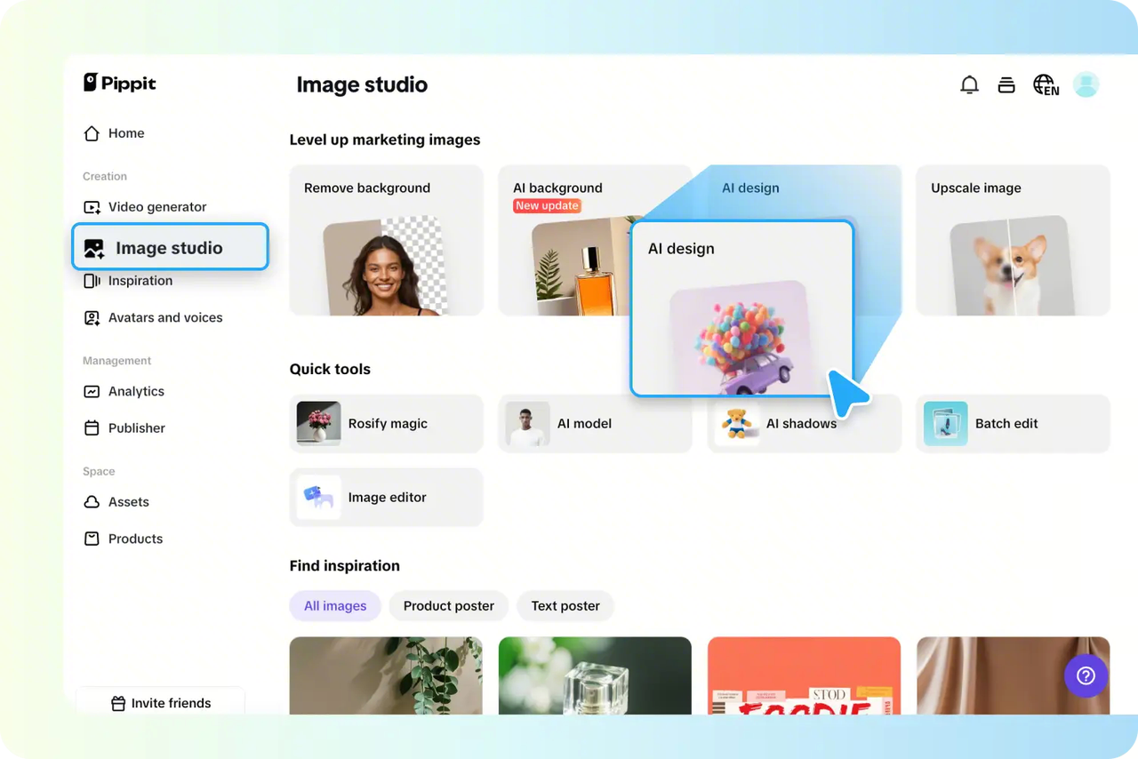 Pag-sign up sa website ng pippit