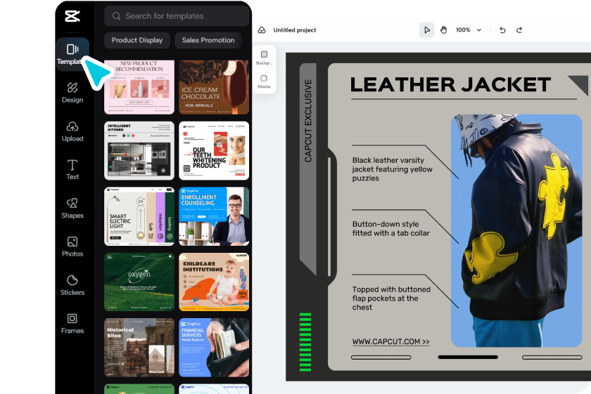 Choose a presentation template